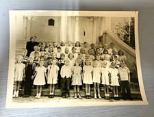 Vintage Black & White Children Group Portrait Photo Paper Unframed picture