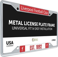 Liverpool FC Car Accessories Football Soccer Metal License Plate Frame picture
