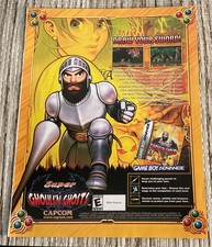 Super Ghouls N Ghosts Nintendo Print Ad Poster Art 8”x 10.5” picture