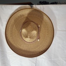 Vintage FidePal Mexican Straw Sombrero Hat L. Cardenas S.de S.S. Sahuayo Michoac picture