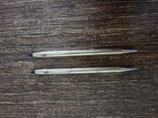 IBM 10 kt Gold Filled Cross Ball Point Pen Pencil Set - w/ Lead - Brand New Ink picture