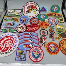 Vintage BSA Boy Scouts Patch Lot OA Philmont Indian Nations Council 60s-80s www picture