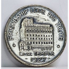 Three Links Lodge Token/Coin 1927 - Largest Lodge - Chicago - Illinois *Rare* picture