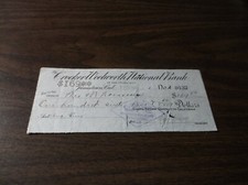 FEBRUARY 1902 SIERRA RAILWAY COMPANY CHECK picture