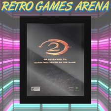 FRAMED 12.5x10 Halo 2 Launch Xbox Authentic Magazine Print Ad picture