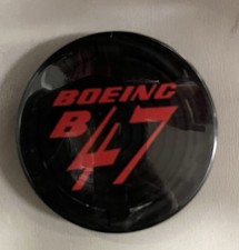 Boeing B-47 Yoke Control Wheel Emblem Cap Insert Original USAF Stratojet Part picture