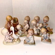 9 Enesco Memories Of Yesterday & Precious Moments Figurines picture