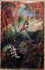 Fame: Charlie Cox Ltd 20; Metal / Signed Zavala, The Kingpin, Luke Cage Actors picture