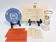 1953 Coronation Her Majesty Queen Elizabeth II Invitation & Tickets, Wedgewood picture