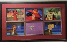 1994-1999 Carmen San Diego 6 Production Cels Framed including the Chief picture