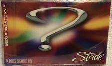 Stride Mega Mystery Gum DISCONTINUED Sealed Pack, Expired 1/31/2013, RARE picture