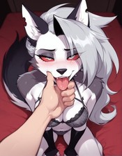 Luna FURRY Stickers anime Decals  5