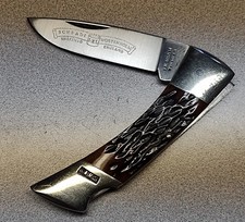 1981 Schrade I XL Wostenholm Limited Edition 1 Blade Lockback knife-M2693- XLNT picture
