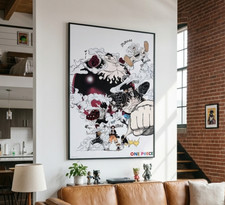 ONE PIECE Luffy GEAR's A1 Art Poster Shueisha Jump Shop Official Japan Anime picture