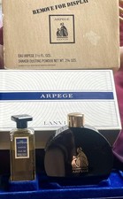VINTAGE ARPEGE LANVIN SET Eau Arpege 1 1/2 oz & Powder 2 3/4 oz sealed FRANCE picture