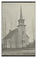 Milaca Minnesota Lutheran Church Standard Postcard COPY RPPC picture