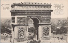 Litho PC ** Paris France Triumph Arch of the Star early 1900s picture