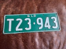Australia Queensland TAXI license plate 🚕 CAB Tag 🇦🇺 1961-1985 # T23 943 QLD picture