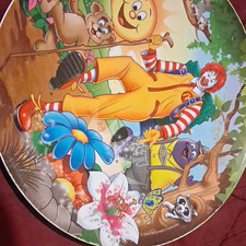 McDonald's Ronald McDonald Kids Plate Restaurants & Fast Food 2003 Multicolor picture