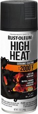 High Heat Flat Black Automotive Spray Paint Oil Resistant Exhaust Engine Enamel picture