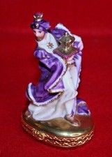 Limoges Treasure Box Peint Main France - Melchoir Wise Man House of Faberge picture