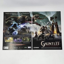 Gauntlet Seven Sorrows PlayStation 2 PS2 Xbox Unite Print Ad/Poster Promo Art picture