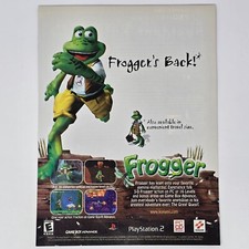 Frogger PS2 Nintendo GameBoy Advance PC Convenient Print Ad/Poster Promo Art picture