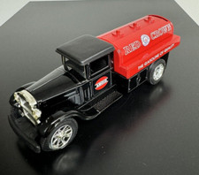 1931 Sterling Amoco Red Crown Tanker Die Cast Metal Coin Bank picture