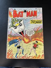Batman #136 DC Comics 1960 Challenge of the Joker Silver Age GD/2.0 picture
