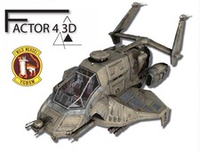 1/72 Scale Wild Weasel Raptor from Battlestar Galactica Resin 3D Printed Model picture