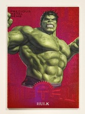 2017 Fleer Ultra Spider-Man Metal Red PMG MM19 Hulk 90/99💥High-Grade VHTF💥 picture