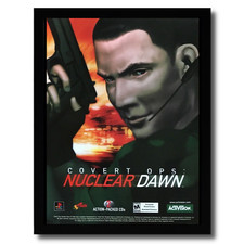 2000 Covert Ops: Nuclear Dawn Framed Print Ad/Poster PS1 Playstation 1 Promo Art picture