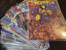  1988 Wolverine series. Marvel Comics issues #1–74*, issue #1/2 and #105 picture