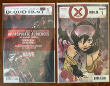 X-Men Blood Hunt Jubilee Peach Momoko Variant Comic 2024 + Blood Hunt 1 Red Band picture