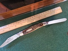 CASE MOOSE JIGGED BONE KNIFE 7 DOT 6275 picture