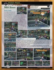 2001 NBA Street Playstation 2 PS2 PREVIEW Print Ad/Poster Basketball Game Art picture