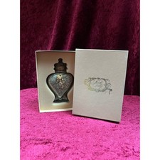 VTG Kirks Folly Glass Follydust Glitter Heart Jar Celestial Charm Original Box picture