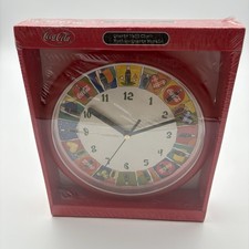 Vintage 2000 Coca-Cola Wall Clock Model 38005 New Sealed Red Pop Art Quartz 10