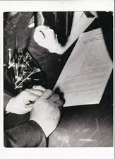 UNSEEN CUBAN PRES BATISTA SIGNS OFFICE ASSUMPTION DOCUMENT CUBA 1955 Photo Y 296 picture