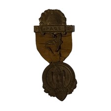 1912 Democratic National Convention Woodrow Wilson Page Badge Medal picture