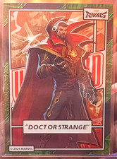 CardFun 2026 Marvel Rivals Eternal Glory Doctor Strange MR-FE-09 Green 47/50 picture