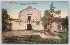 San Diego de Alcala Mission Postcard CA California Founded 1769 Pacific Novelty picture