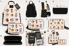 NWT Disney Loungefly I'm A Dog Person Mini Backpack & Wallet Set Dog Lover picture