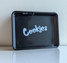 Black LED Rolling Tray Color Changing Rechargeable USB C Cable Included picture