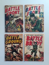 Battlefront 37, 40, Battleground 11, Battle Brady 11, Atlas Comics 1950s picture