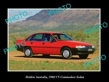 POSTCARD SIZE PHOTO OF GM HOLDEN 1986 VN HOLDEN COMMODORE SEDAN PRESS PHOTO 1 picture