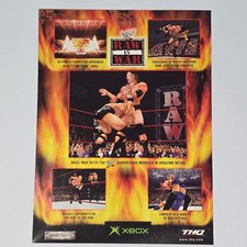 WWF Raw Is War Microsoft Xbox Titantron Print Ad/Poster picture