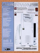 1999 Alienware Gaming Machines Original Advertisement / Retro Wall Art v31 picture