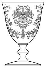 Heisey Orchid Water Goblet 2150052 picture