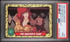 1989 Topps Teenage Mutant Ninja Turtles #26 The Master Plan Splinter April PSA 9 picture